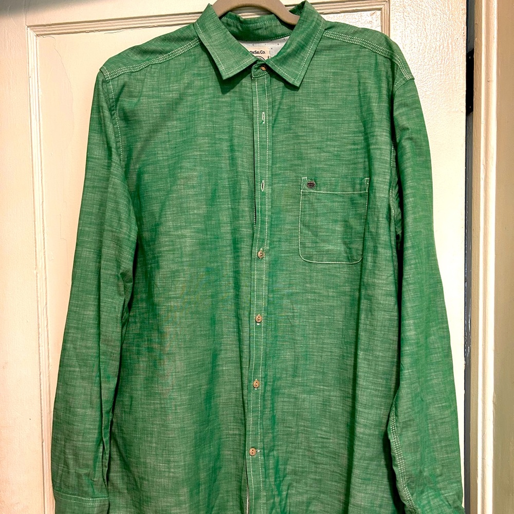 Green shirt that is a nice weight